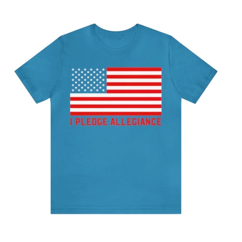 United in Allegiance: USA Flag Pledge Shirt